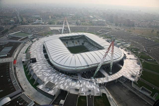 Lo Juventus Stadium visto dall'alto