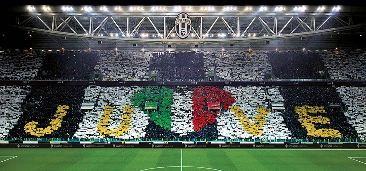 Coreografia allo Juventus Stadium