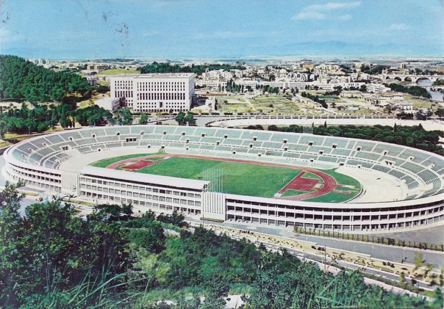 Lo Stadio Olimpico di Roma negli anni '50