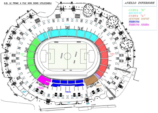 mappa-stadio-san-paolo-di-napoli