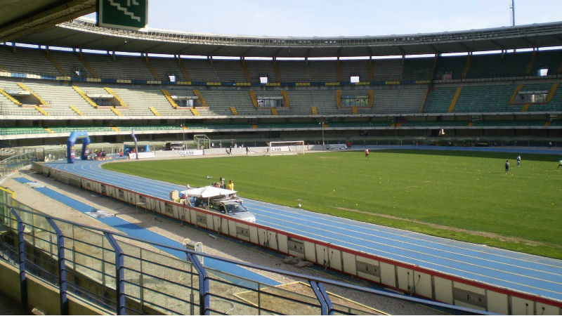 Lo Stadio Bentegodi di Verona